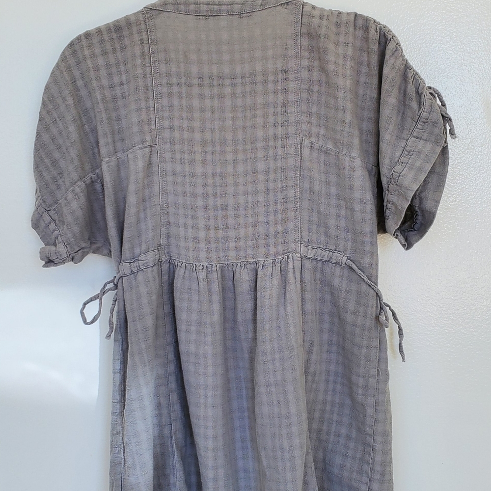 Zara Basic Adjustable Short Sleeve Top Tunic S - image 2